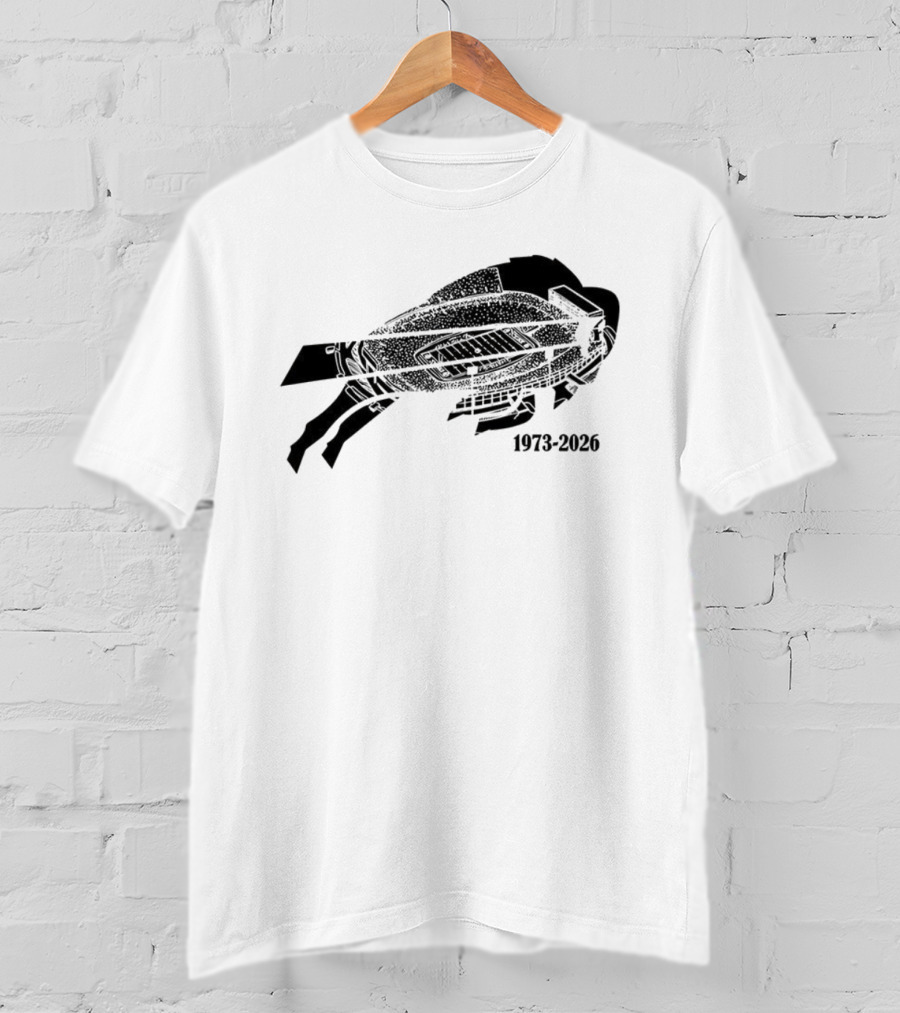 Buffalo Bills Highmark Stadium Farewell Tour 1973-2026 T-Shirt