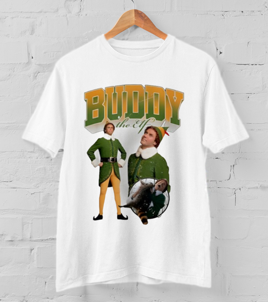 Buddy The Elf Christmas Comedy Movie Character Collection T-Shirt