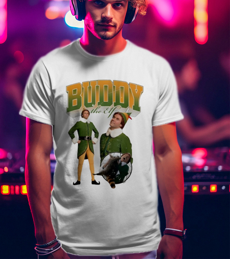 Buddy The Elf Christmas Comedy Movie Character Collection T-Shirt