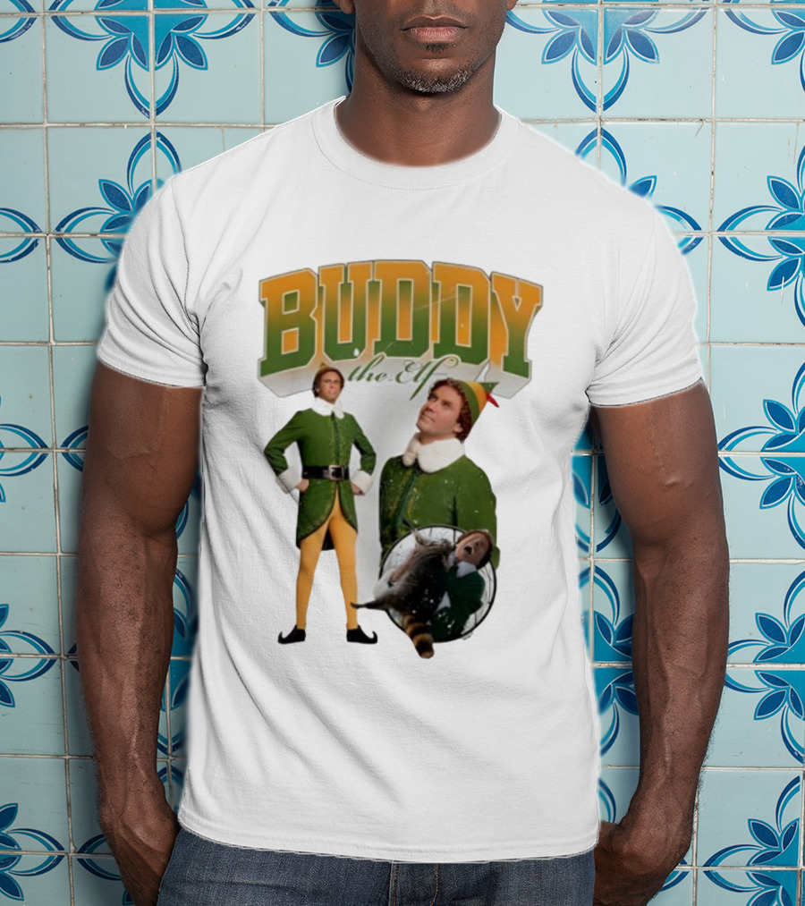 Buddy The Elf Christmas Comedy Movie Character Collection T-Shirt