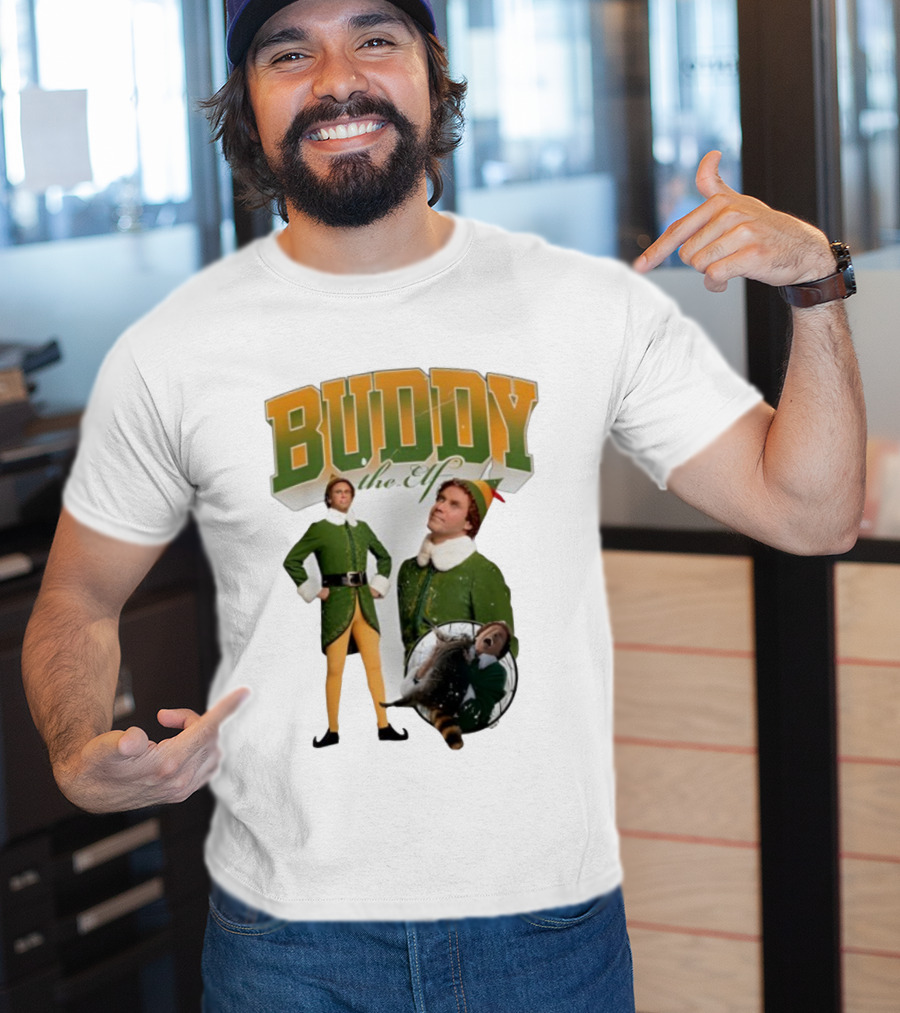 Buddy The Elf Christmas Comedy Movie Character Collection T-Shirt
