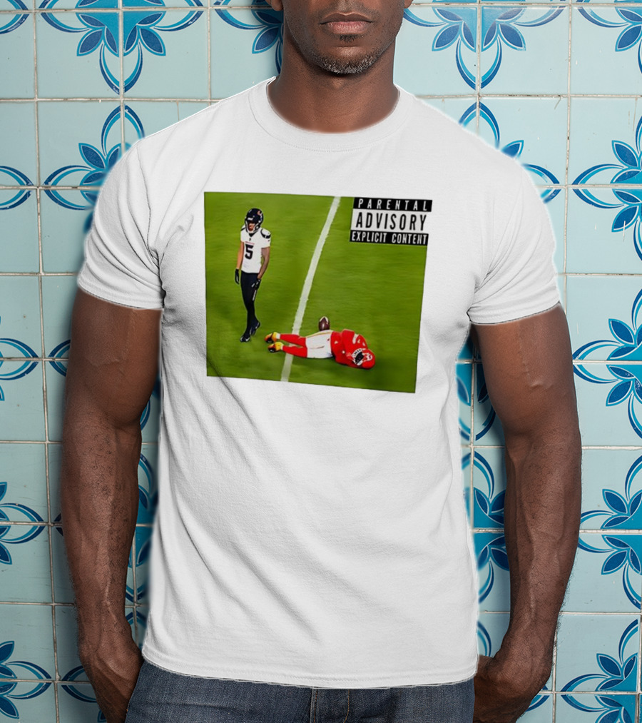Parental Advisory Football Hit Jalen Pitre Versus Kansas City T-Shirt
