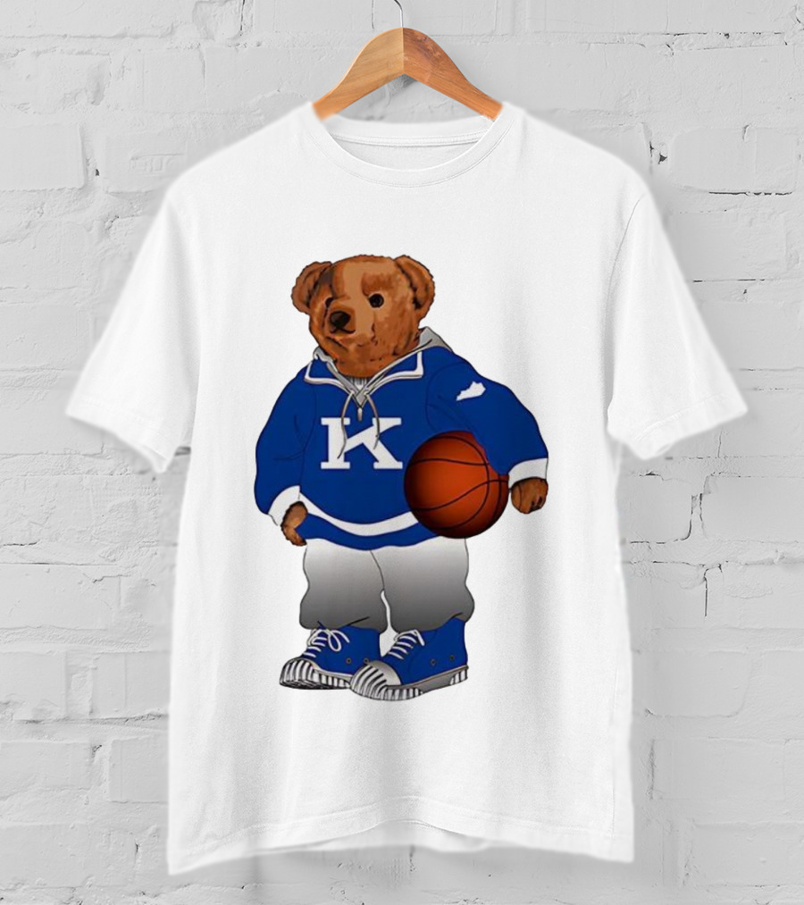 Kentucky Wildcats Polo Bear Basketball Lover NCAA Fan Apparel T-Shirt