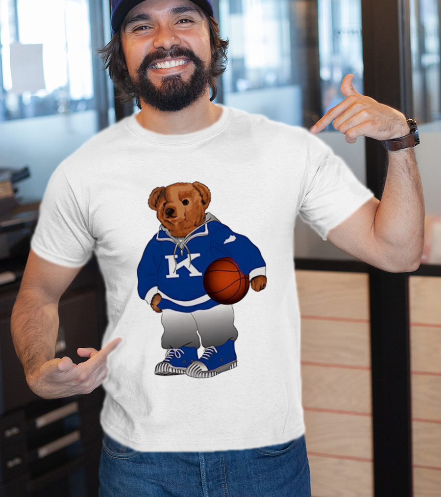Kentucky Wildcats Polo Bear Basketball Lover NCAA Fan Apparel T-Shirt