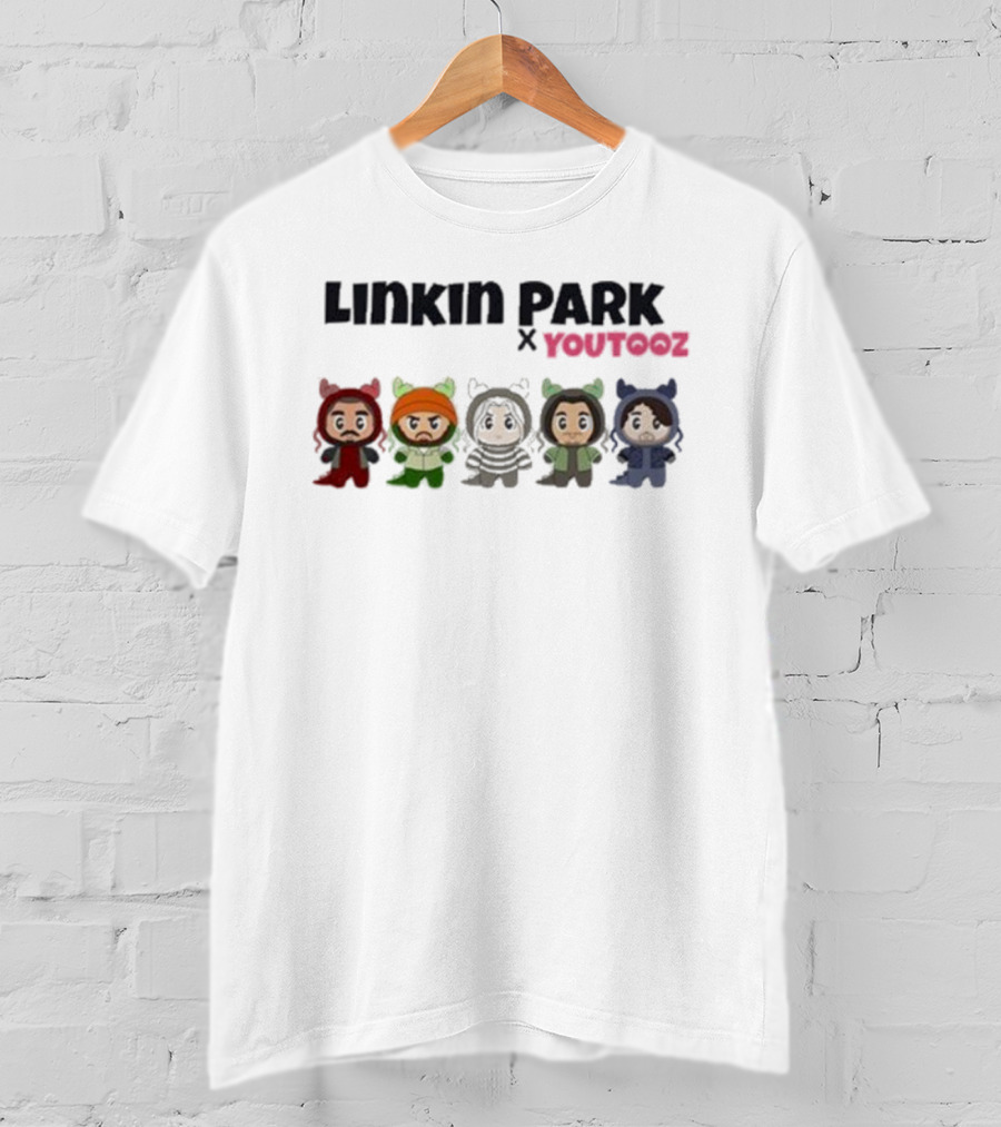 Linkin Park X Youtooz Collectible Chibi Band Member Figures T-Shirt