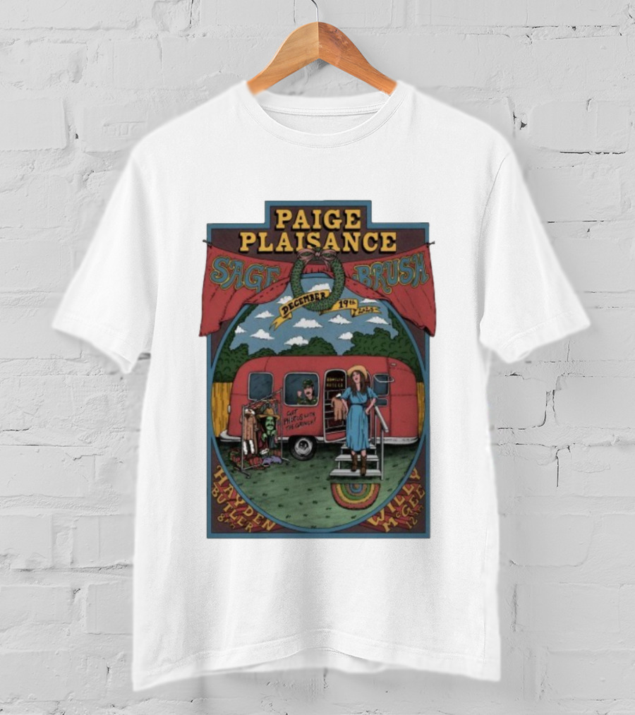 Paige Plaisance Sagebrush Austin TX December 19 2025 Hayden Butler Willy McGee T-Shirt