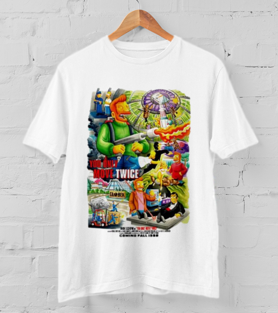 Hank Scorpio You Only Move Twice Globex Coming Fall 1996 T-Shirt