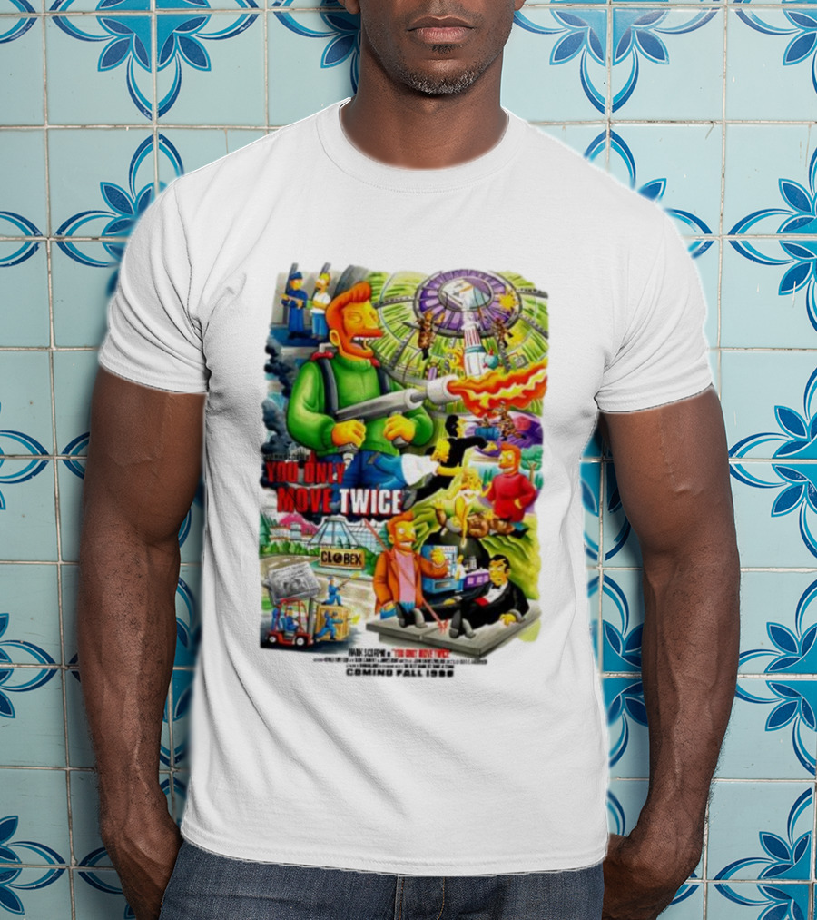 Hank Scorpio You Only Move Twice Globex Coming Fall 1996 T-Shirt