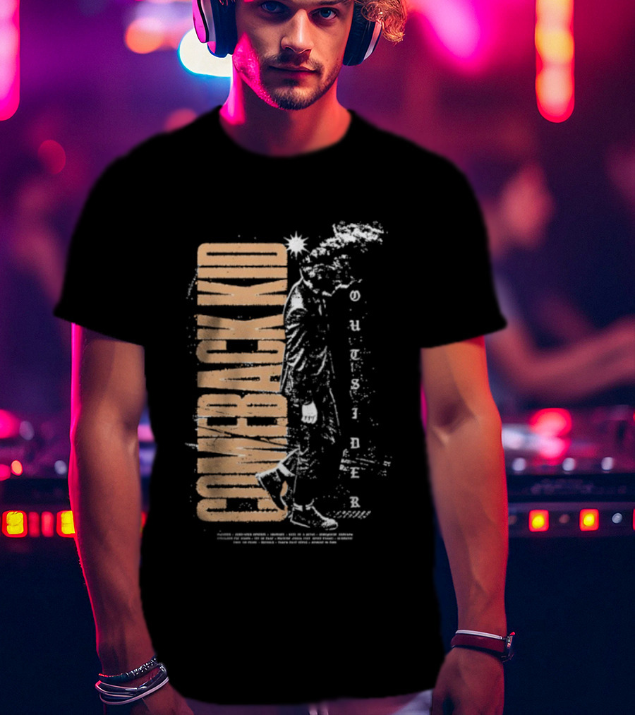 25 Years Of Comeback Kid Outsider Redux Celebration T-Shirt