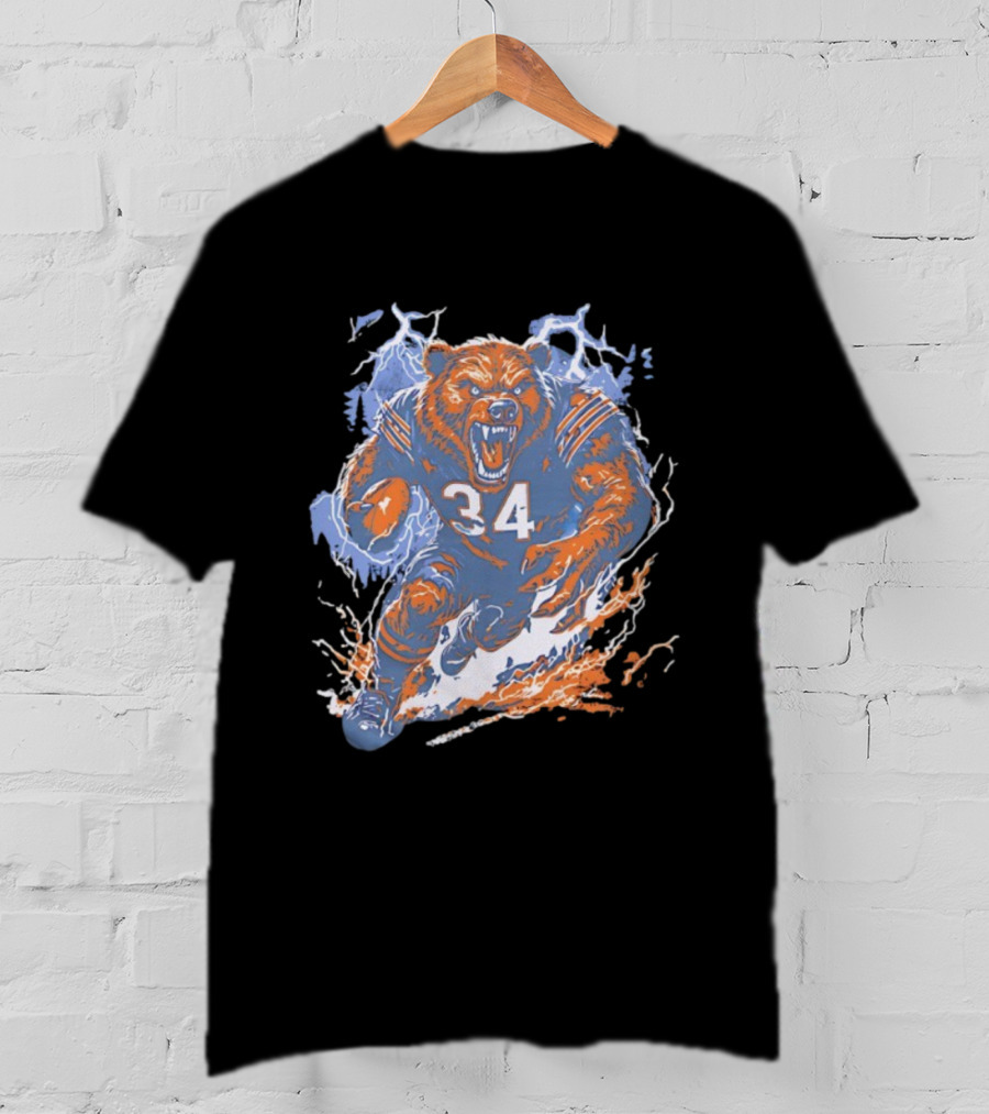 Chicago Bears Windy City Beast 34 Rage Football Mascot T-Shirt