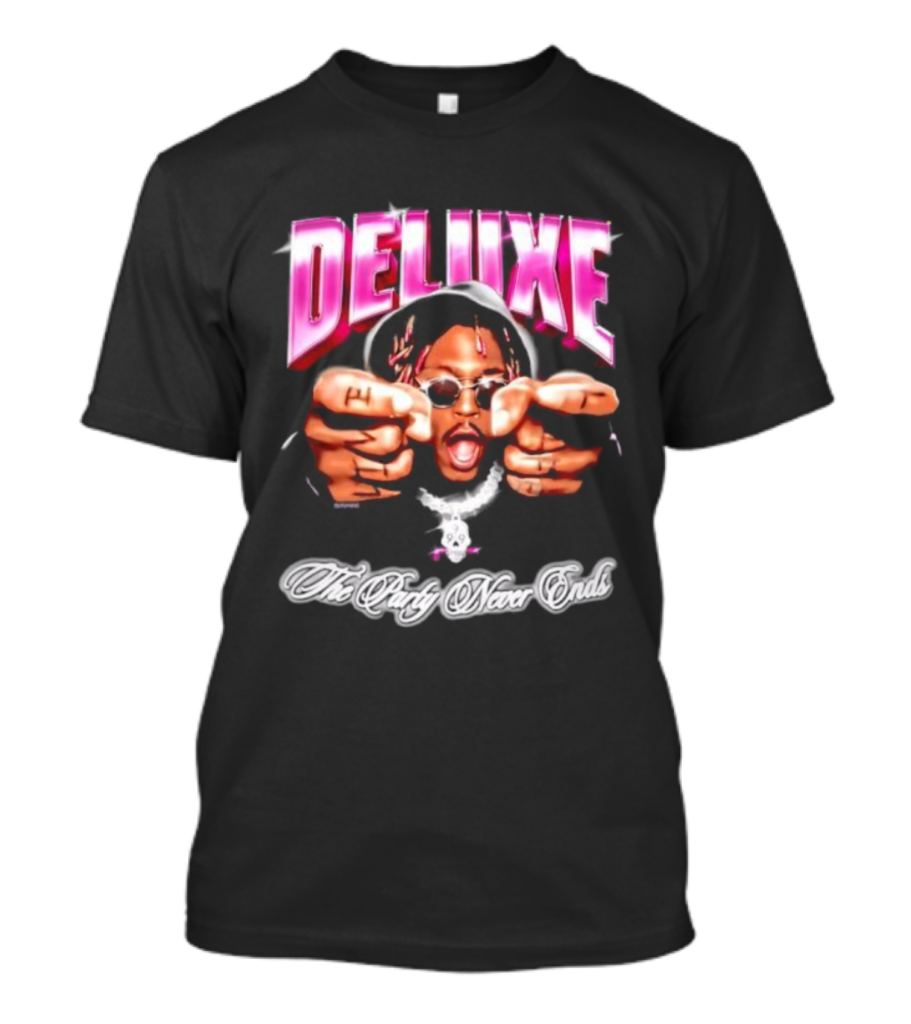 DELUXE The Party Never Ends T-Shirt