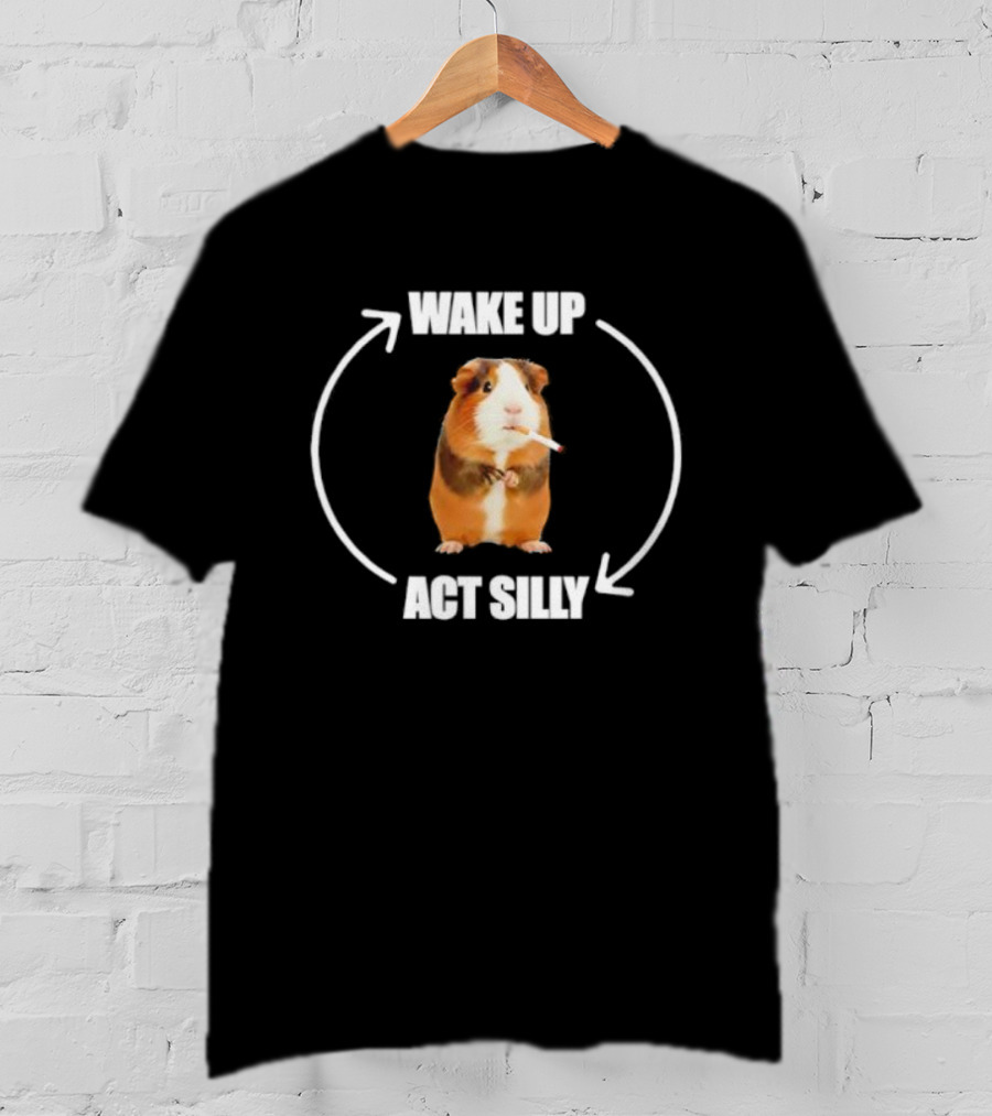 Hamter Wake Up Act Silly Cycle T-Shirt