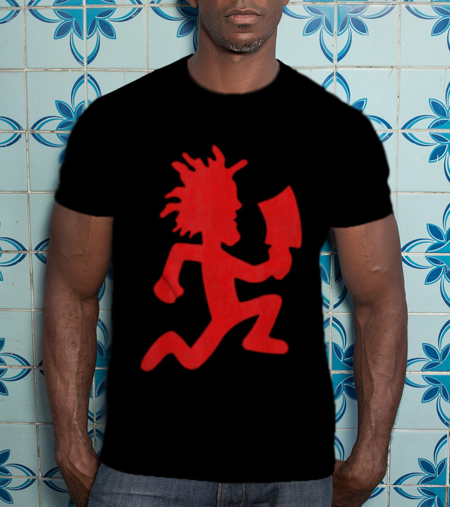 Hatchet Man Insane Clown Posse Joker's Card Cleaver Holder T-Shirt