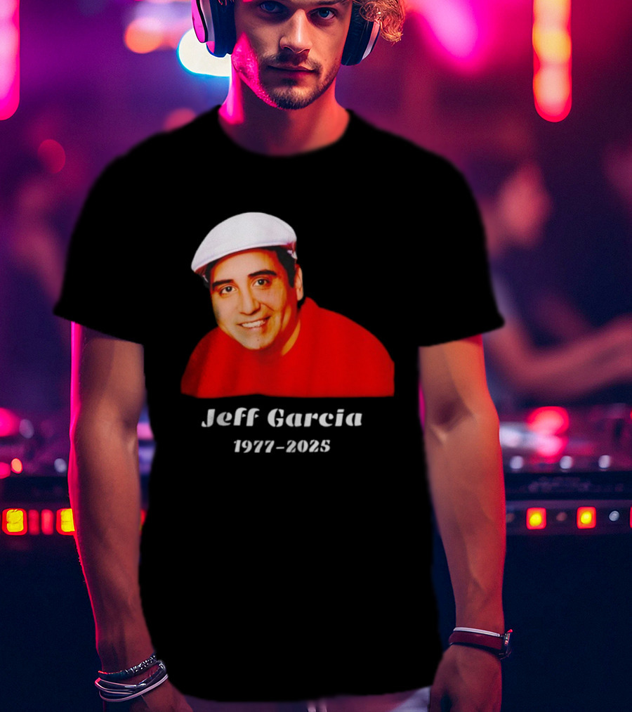 Jeff Garcia 1977-2028 Memorial Tribute Voice Actor T-Shirt
