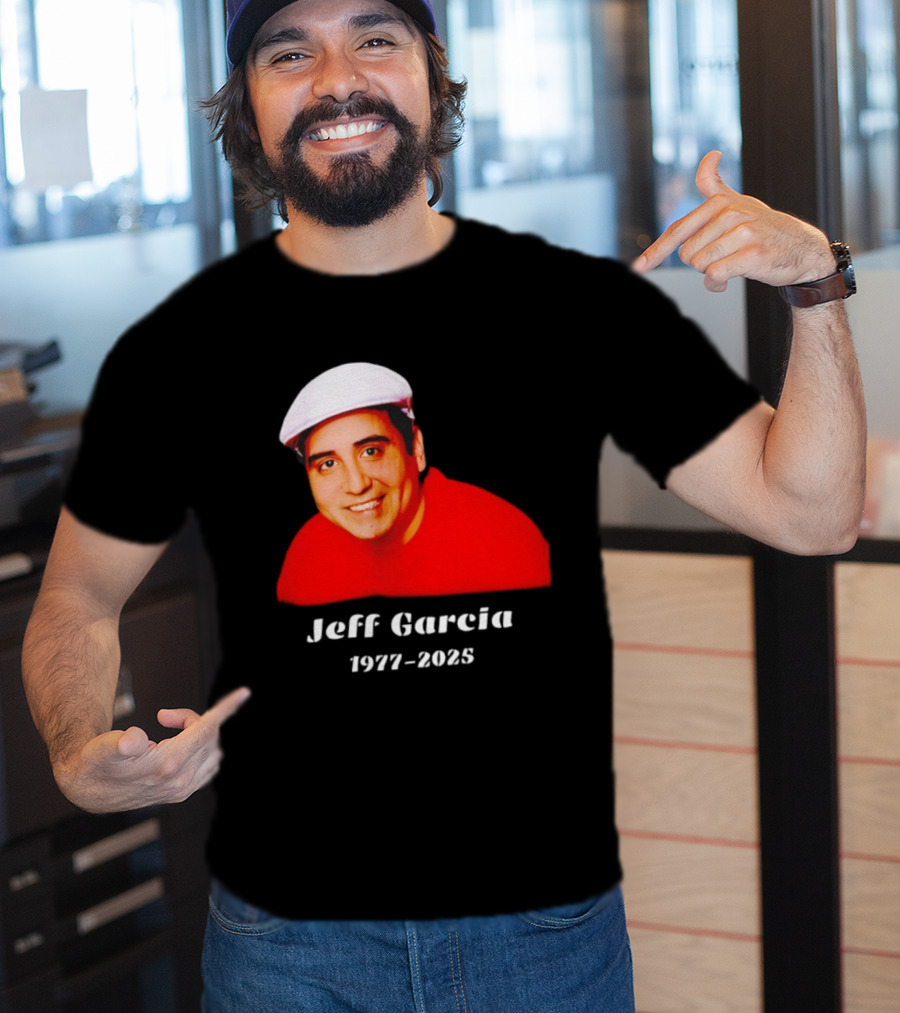 Jeff Garcia 1977-2028 Memorial Tribute Voice Actor T-Shirt