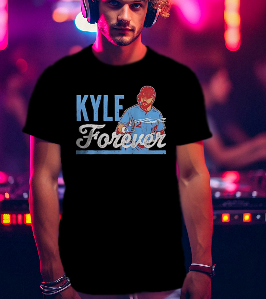 Kyle Schwarber Forever Washington Nationals MLB Baseball 2025 Signature T-Shirt
