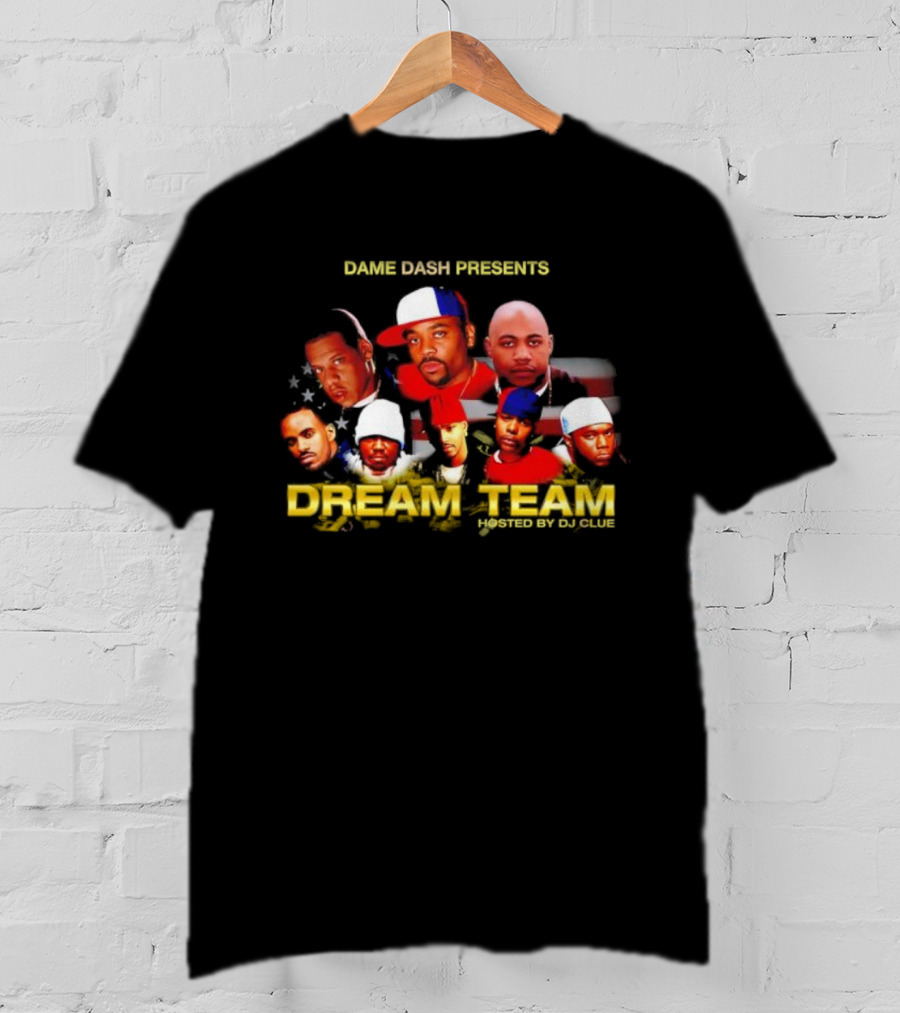 Dame Dash Roc-A-Fella Dream Team Jay Kanye Beanie Bleek Young Gunz Peedi STK Club T-Shirt