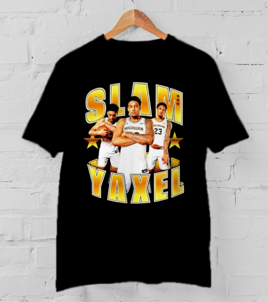 Michigan SLAM Yaxel Lendeborg Basketball Stars T-Shirt