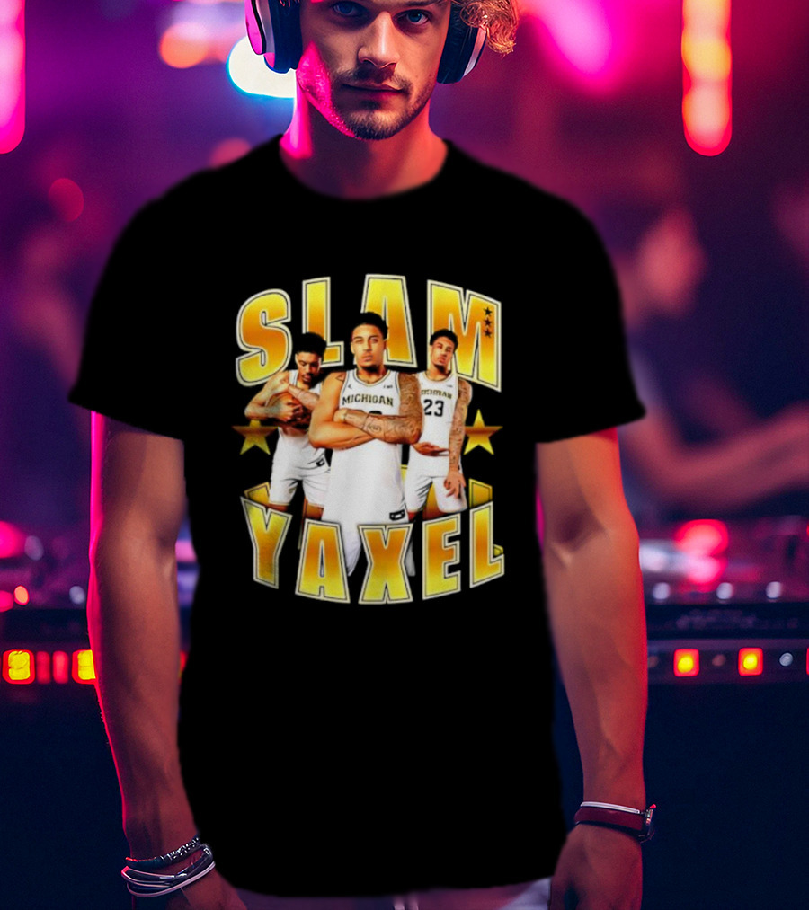 Michigan SLAM Yaxel Lendeborg Basketball Stars T-Shirt