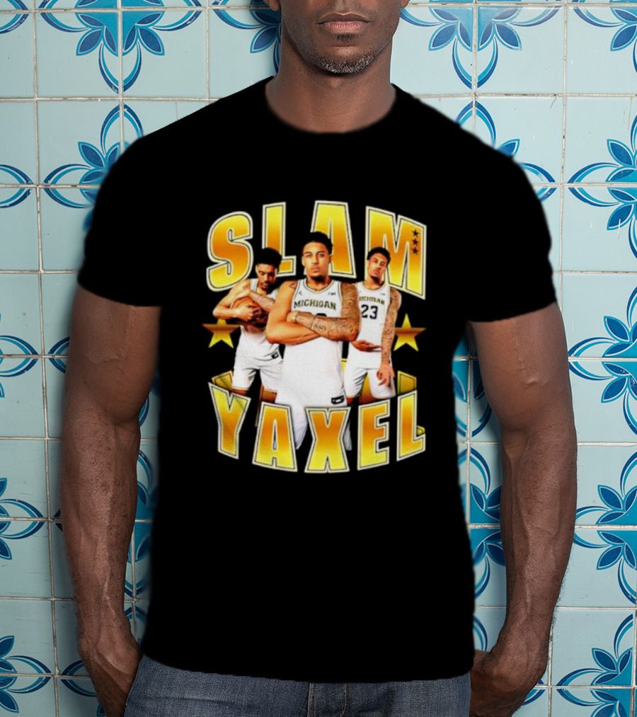 Michigan SLAM Yaxel Lendeborg Basketball Stars T-Shirt
