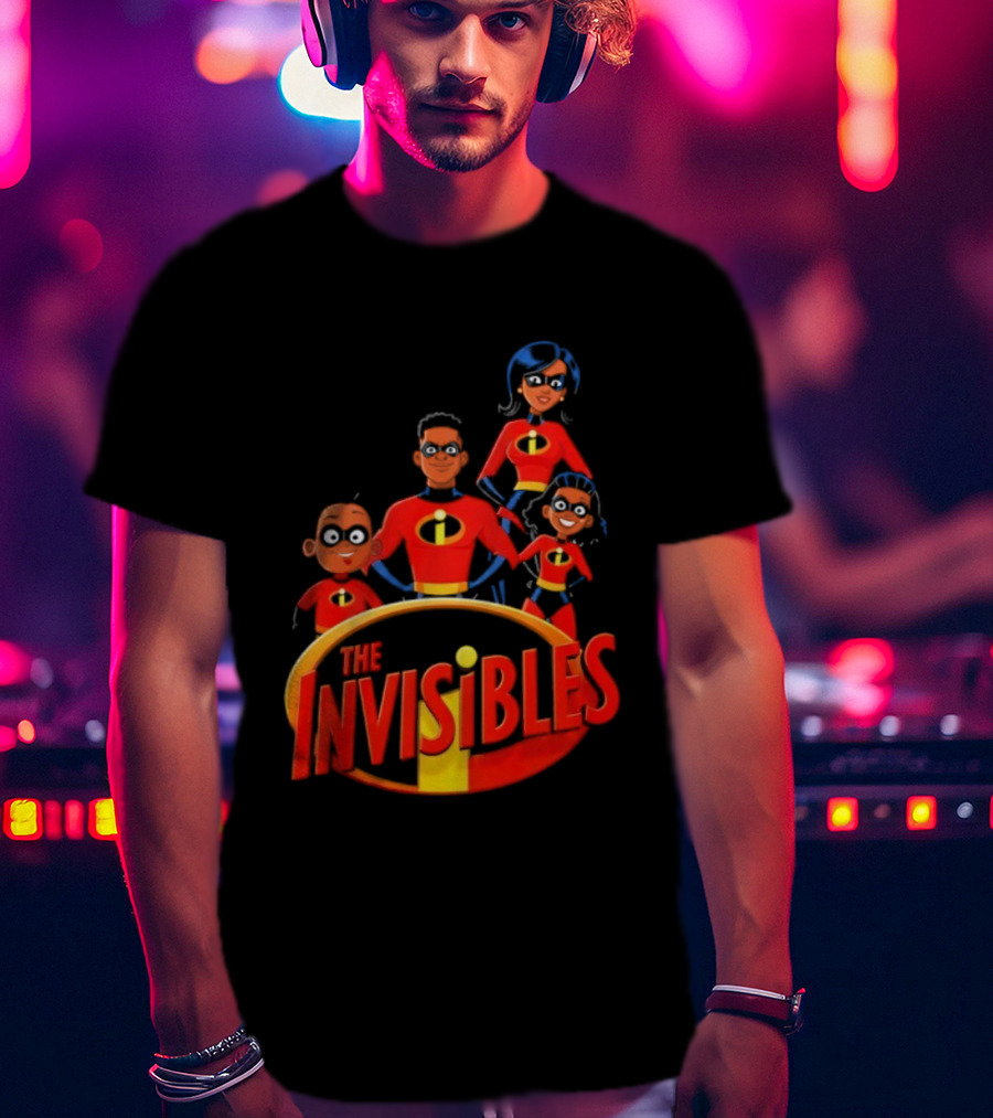 The Invisibles Characters The Incredibles Parody Superhero Family T-Shirt