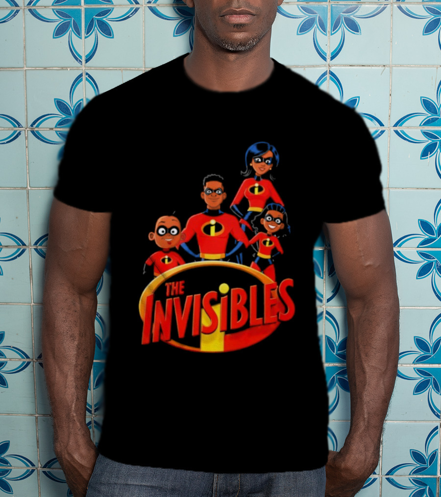 The Invisibles Characters The Incredibles Parody Superhero Family T-Shirt