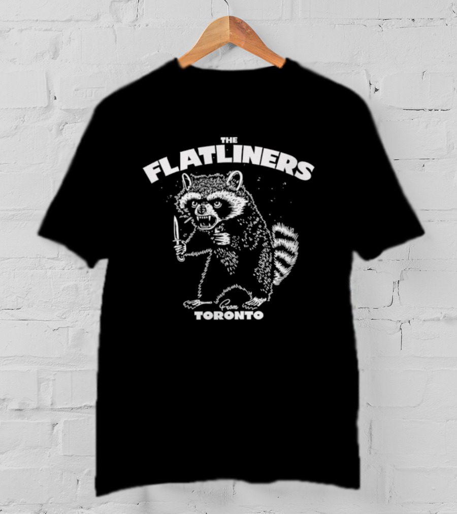 The Flatliners Mischievously Stylish Racoon Toronto T-Shirt