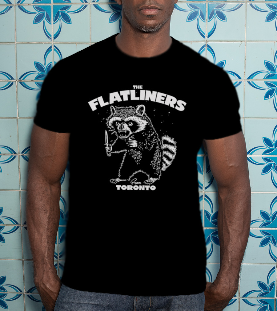 The Flatliners Mischievously Stylish Racoon Toronto T-Shirt
