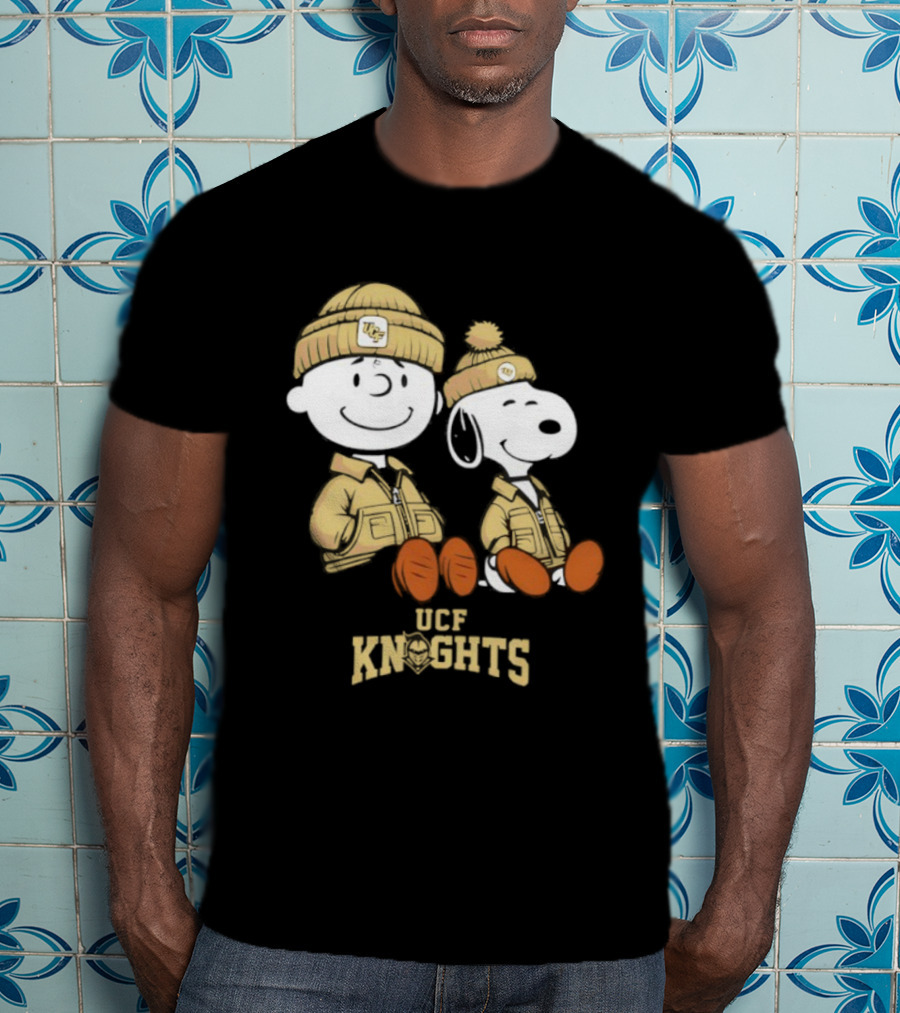 UCF Knights Snoopy Charlie Brown Collaboration Sweater Hat Football Peanuts T-Shirt