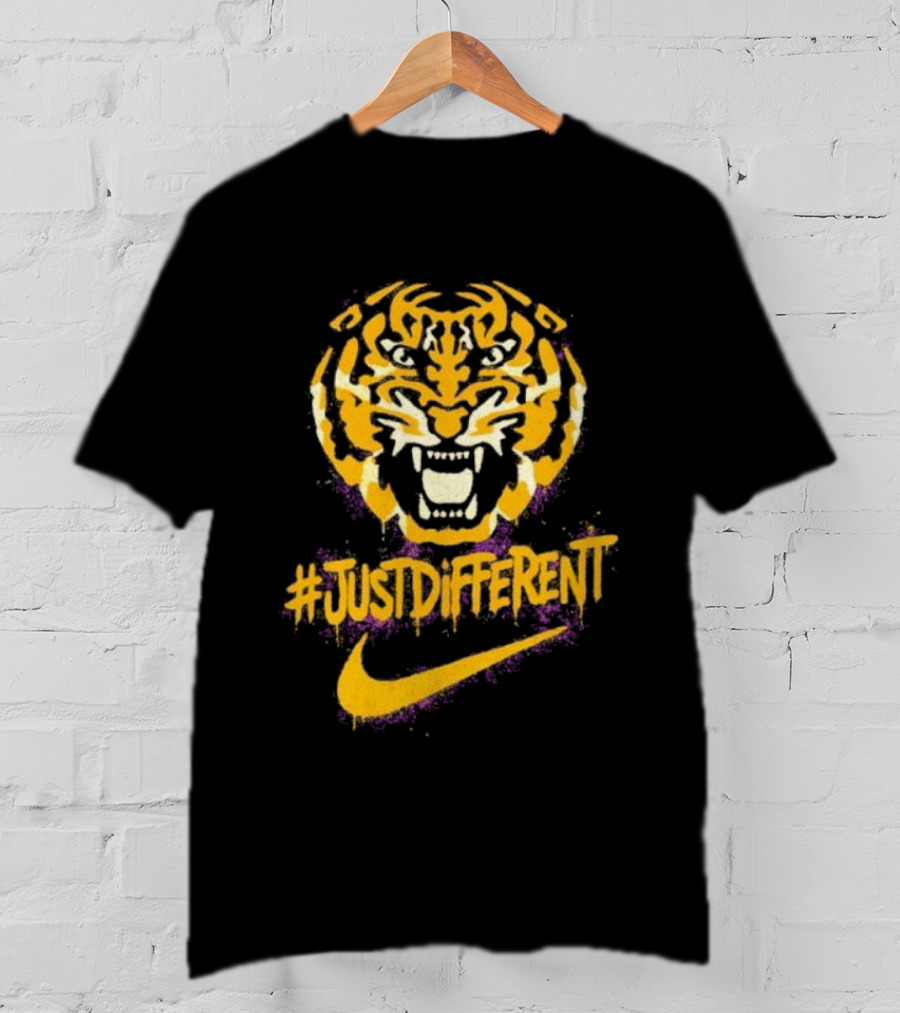 Zubaz Northwest NCAA LSU Tigers Nike Tiger Head JustDifferent T-Shirt