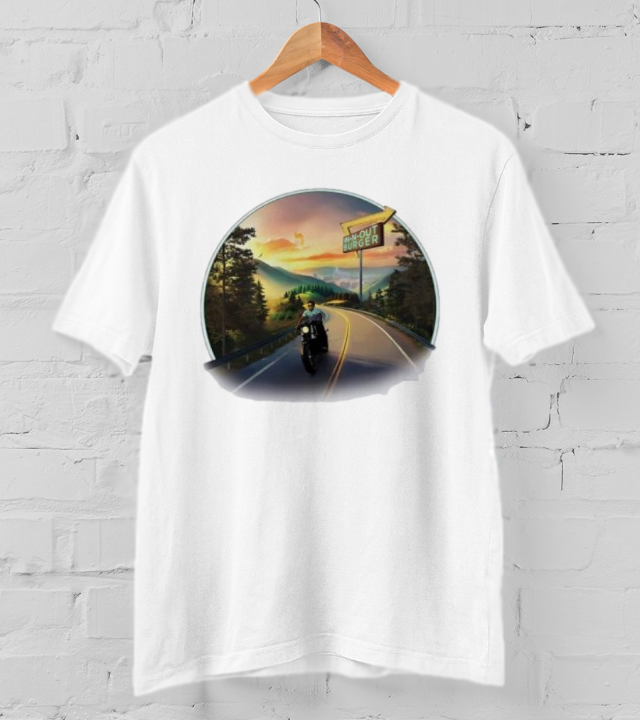 Riding To In-N-Out Burger On Scenic Highway In Tennessee T-Shirt