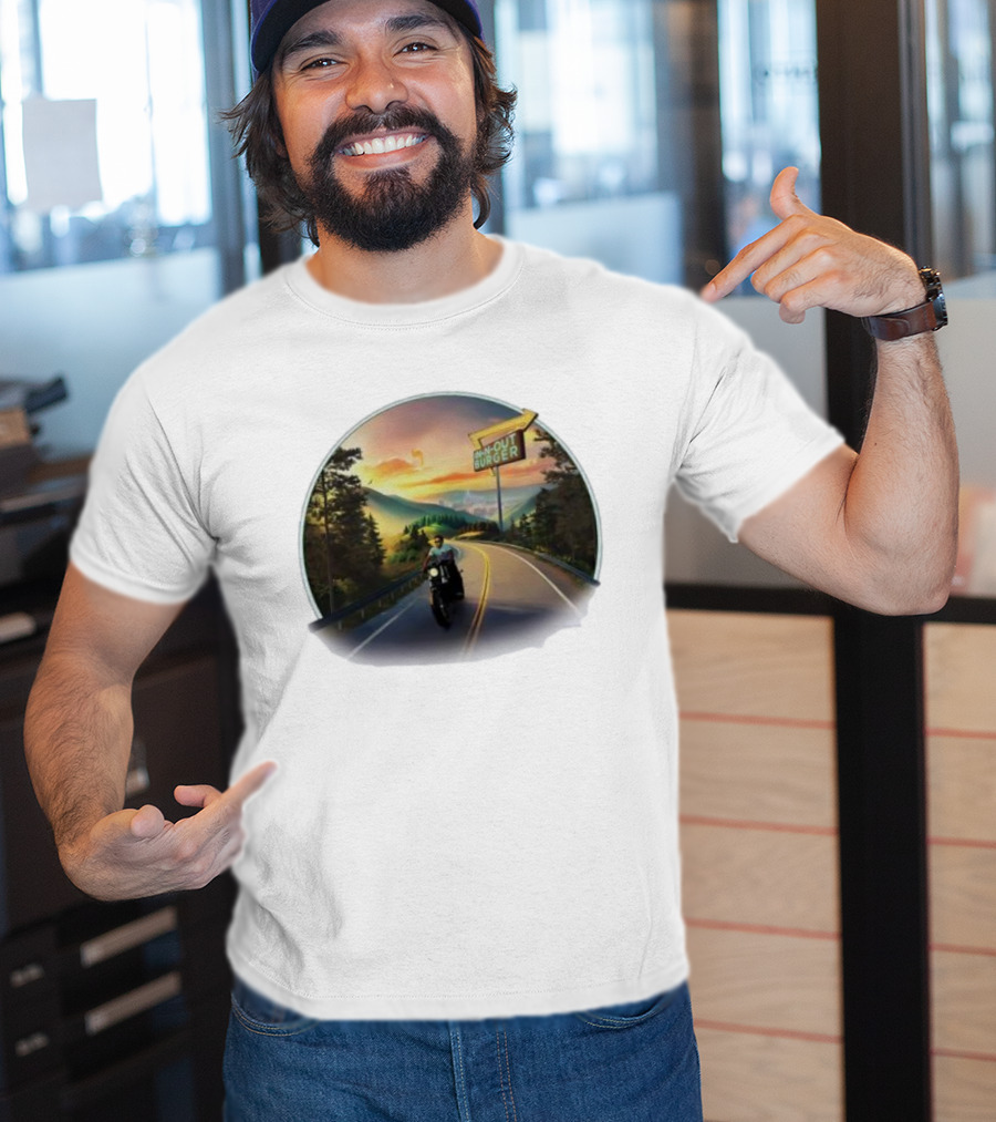 Riding To In-N-Out Burger On Scenic Highway In Tennessee T-Shirt