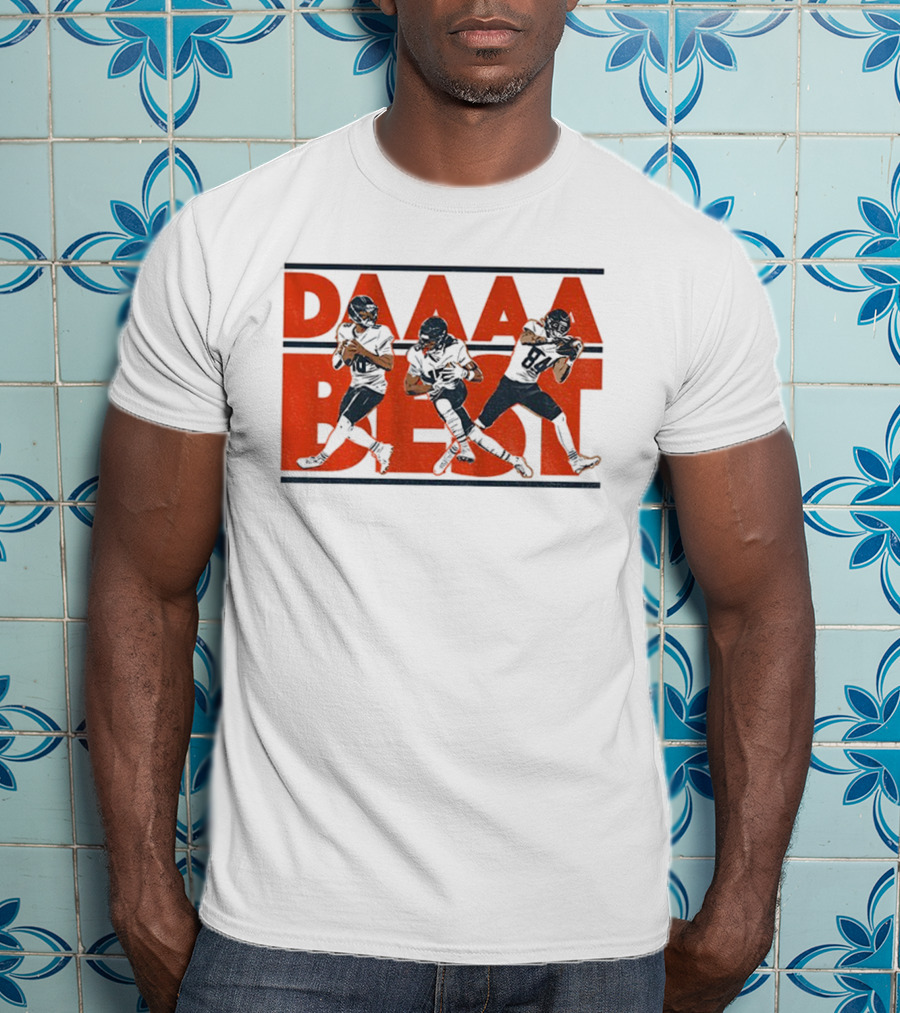 Caleb Williams Rome Odunze Colston Loveland Daaaa Best Chicago Bears NFL Football T-Shirt
