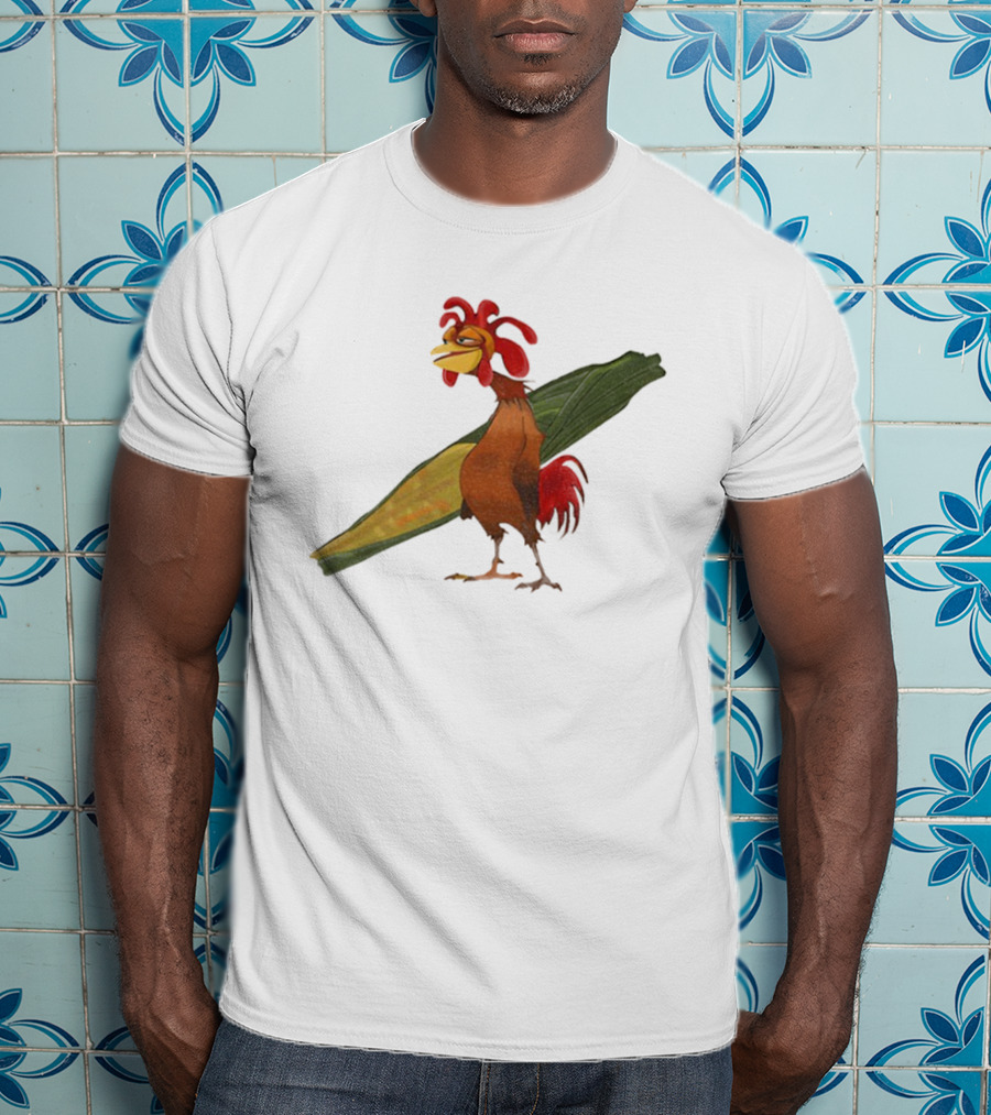 Chicken Joe Surf's Up Movie Character Funny Surfboard T-Shirt