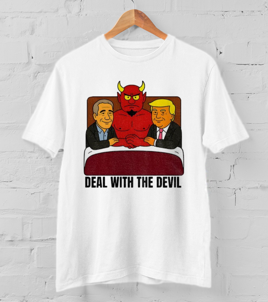 Deal With The Devil Trump Epstein Satan South Park T-Shirt