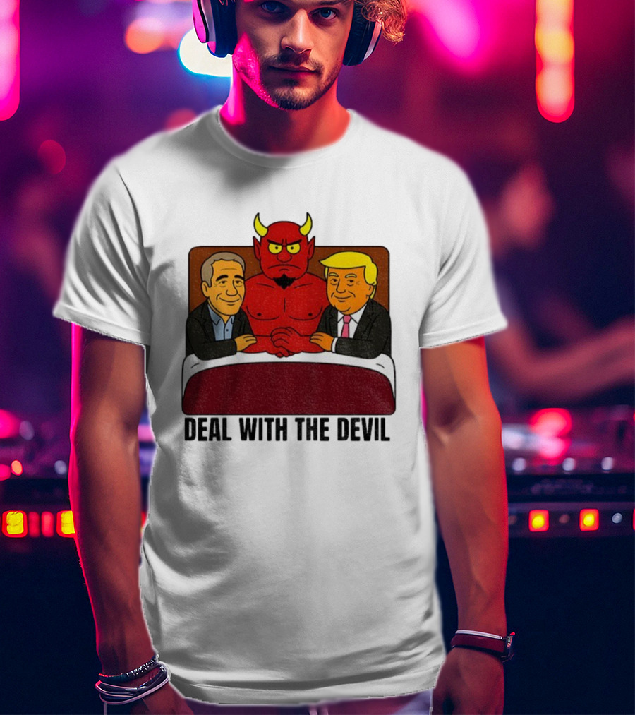 Deal With The Devil Trump Epstein Satan South Park T-Shirt