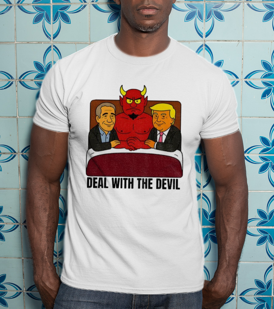 Deal With The Devil Trump Epstein Satan South Park T-Shirt