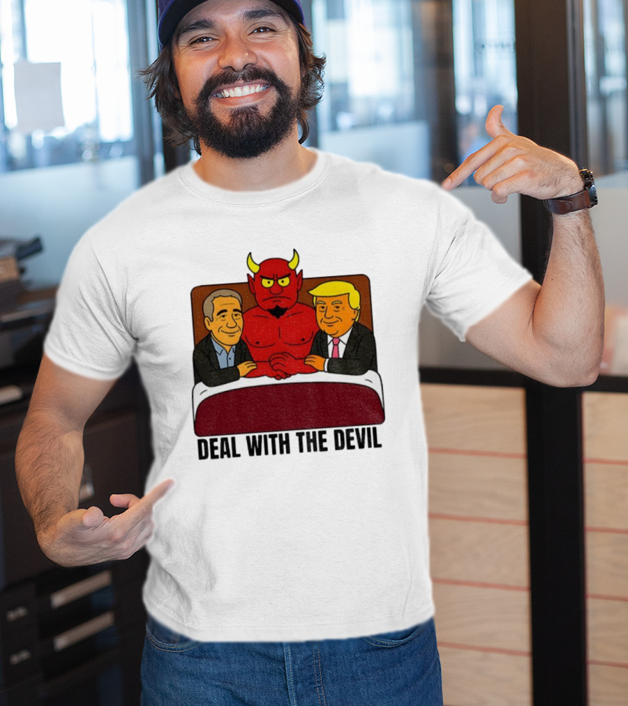 Deal With The Devil Trump Epstein Satan South Park T-Shirt