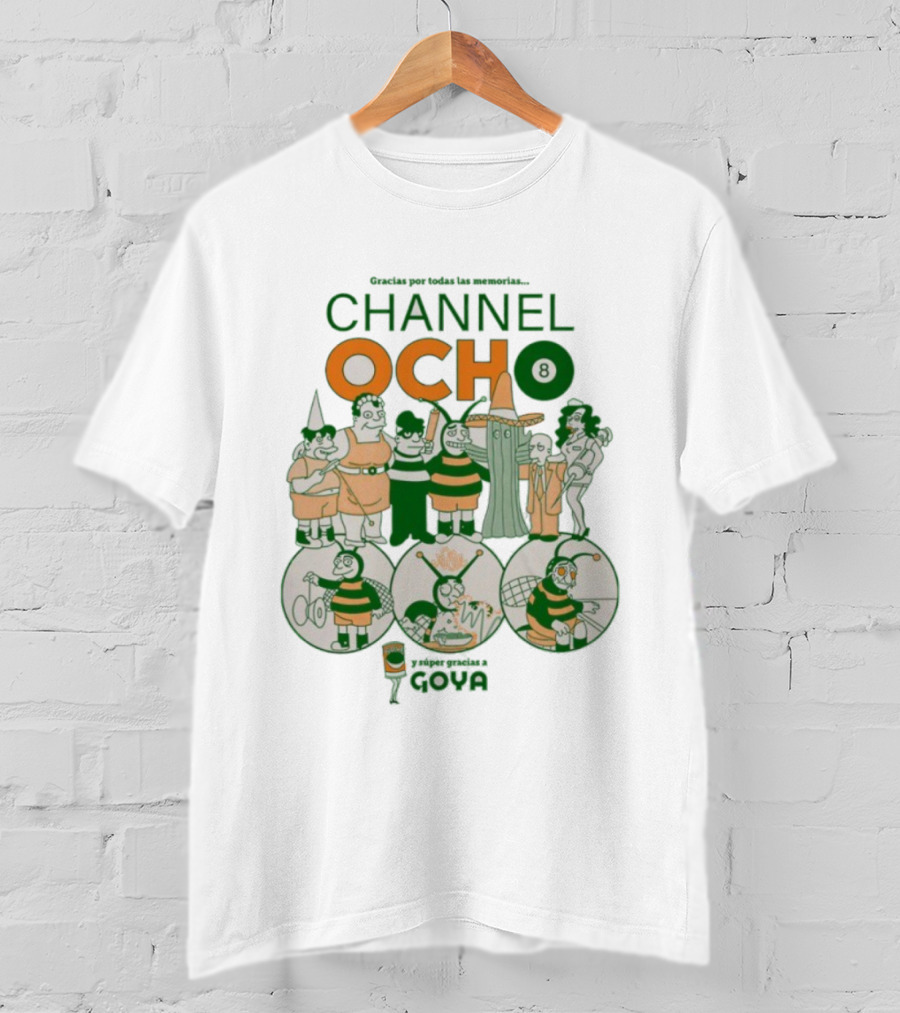 Gracias Por Todas Las Memorias Channel Ocho Characters And Scenes T-Shirt