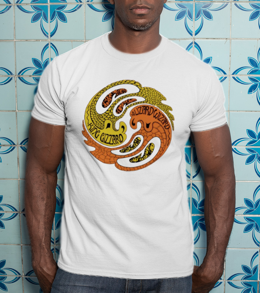 King Gizzard Lizard Wizard Psychedelic Dragon Circle T-Shirt