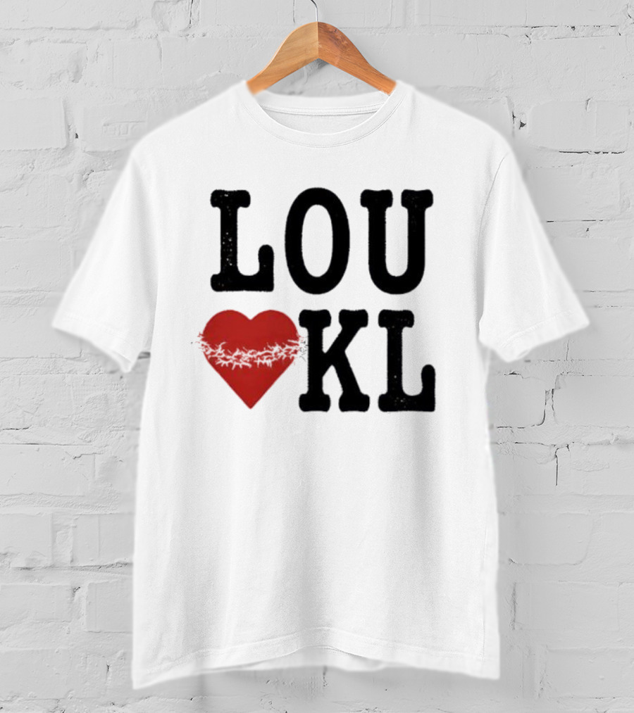 Knocked Loose Heart LOU KL Red Love T-Shirt