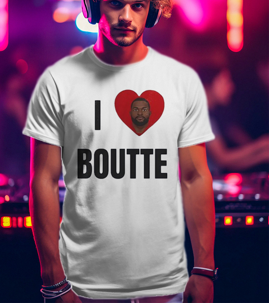 I Love Boutte New England Patriots Kayshon Boutte T-Shirt