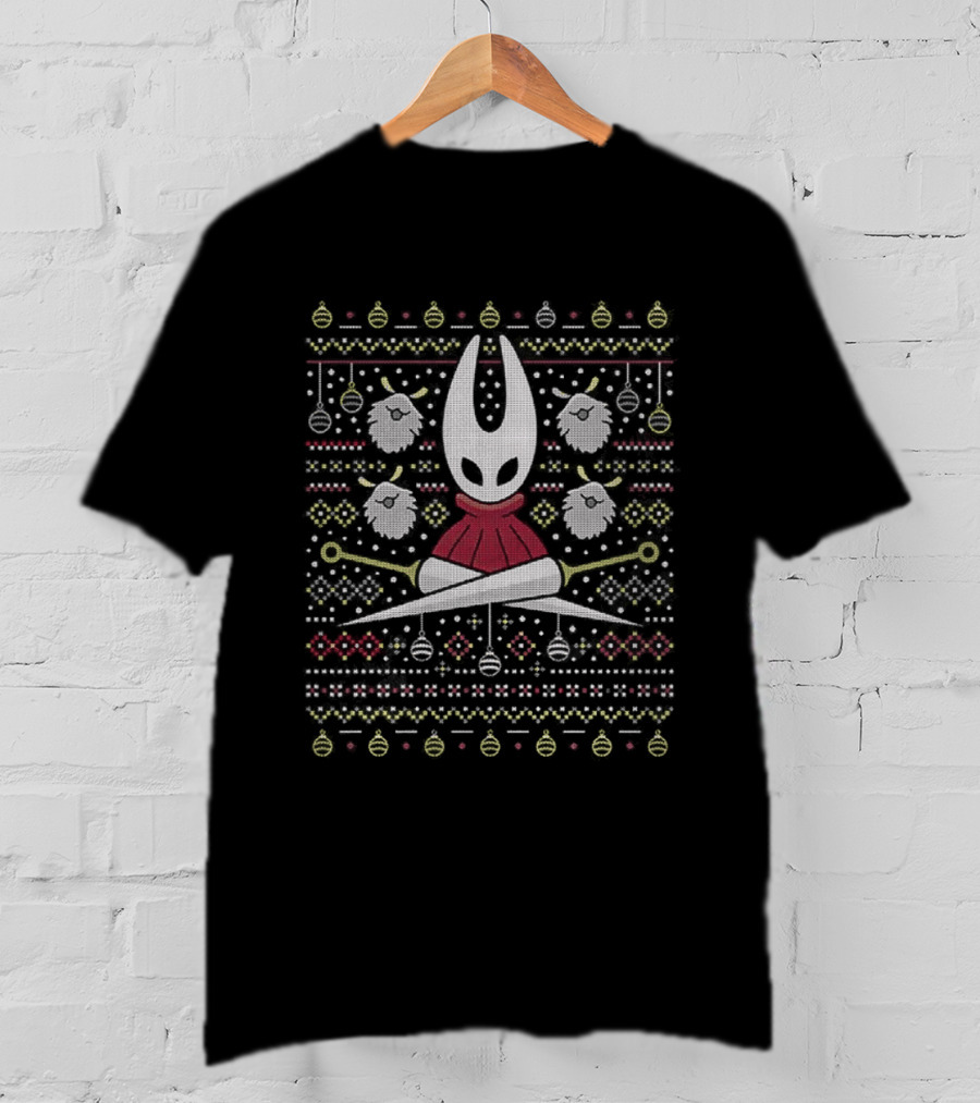 Pharloom Hornet Lost Fleas Hollow Knight Silksong Christmas Sweater T-Shirt
