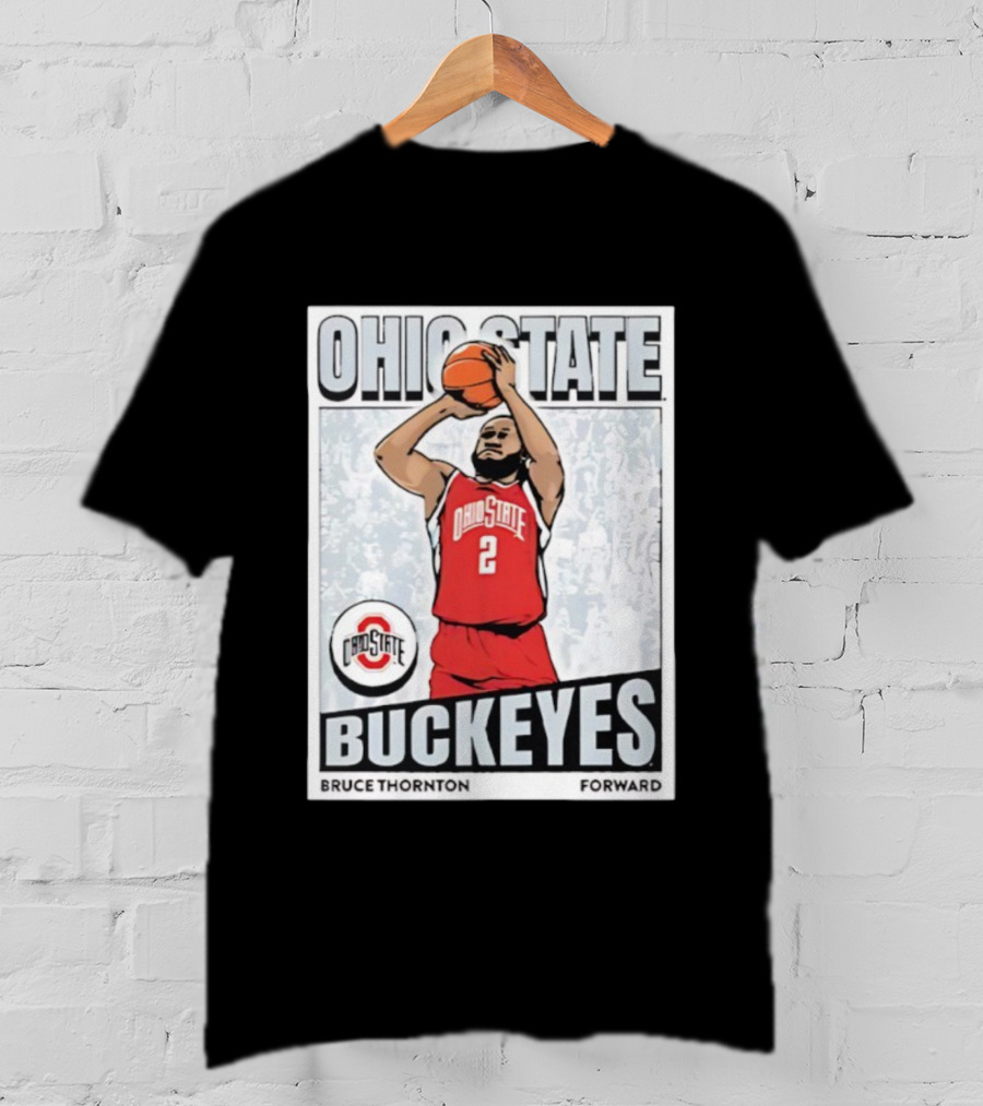 Ohio State Buckeyes Bruce Thornton Basketball Forward Nummer 2 T-Shirt