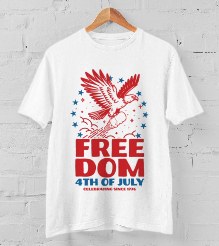 Andy’s Frozen Custard Freedom Eagle 4th Of July Celebrating Since 1776 T-Shirt