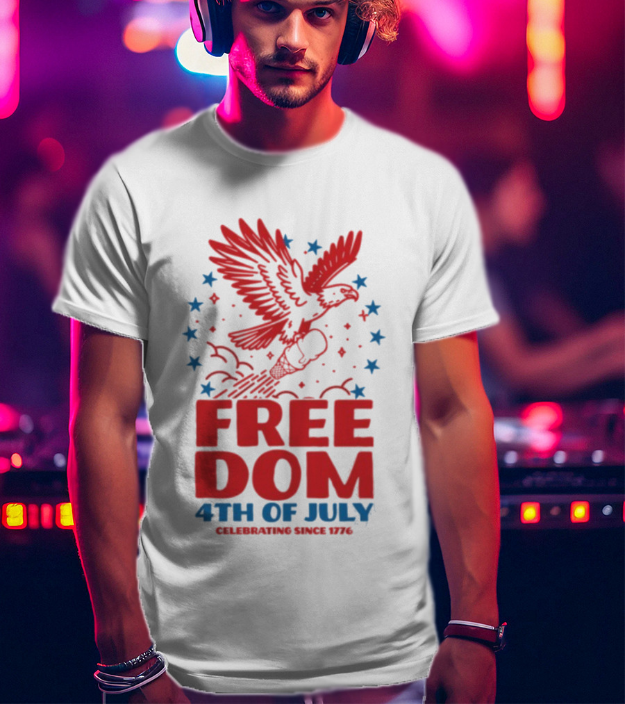 Andy’s Frozen Custard Freedom Eagle 4th Of July Celebrating Since 1776 T-Shirt