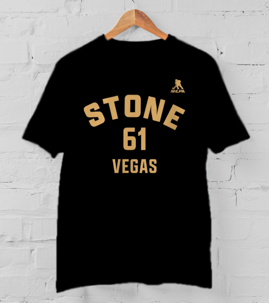 Mark Stone 61 Vegas Golden Knights NHLPA Ice Hockey T-Shirt