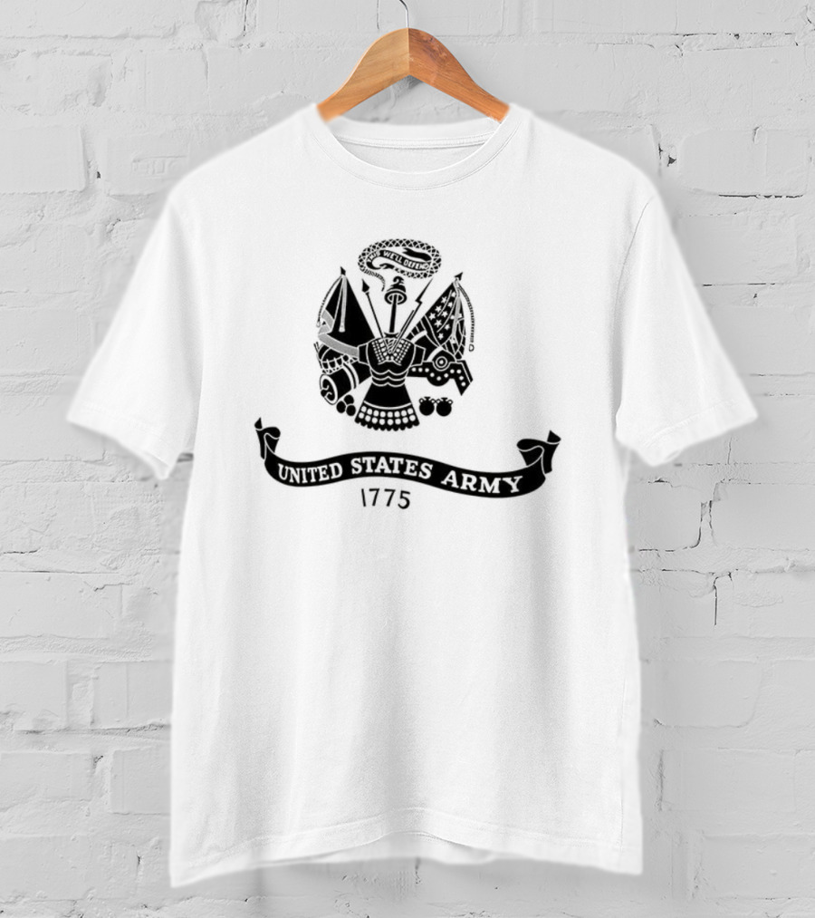 Army Black Knights United States Army 1775 Emblem T-Shirt