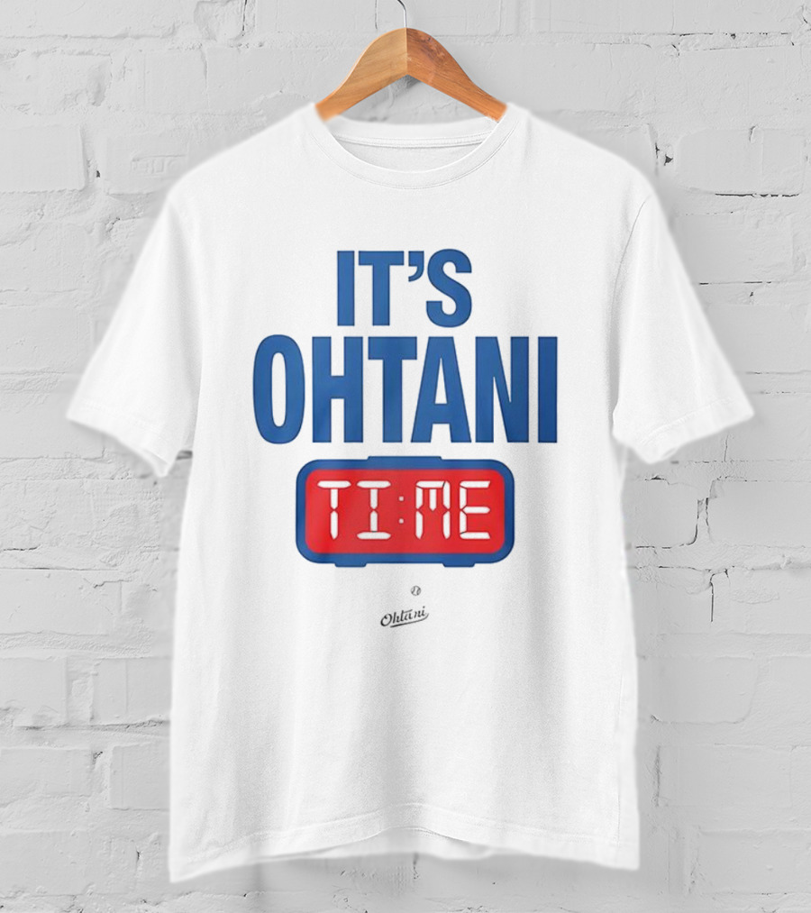 IT'S OHTANI TIME Los Angeles Dodgers Shohei Ohtani T-Shirt