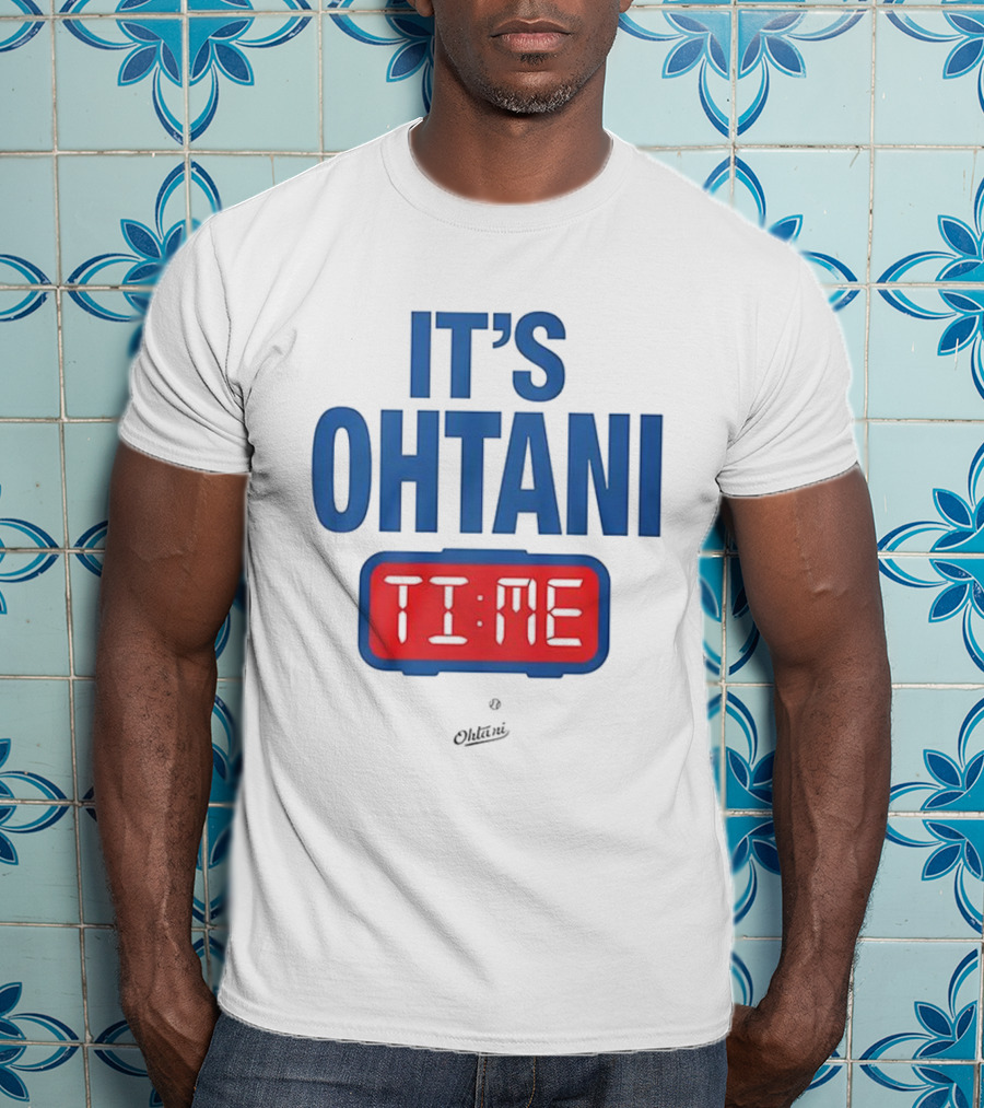 IT'S OHTANI TIME Los Angeles Dodgers Shohei Ohtani T-Shirt